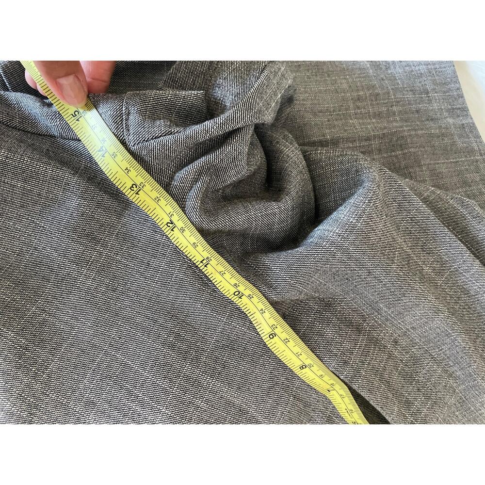 Old Navy Gray Wide Leg High Waisted Linen Blend Pants XL - Picture 8 of 11